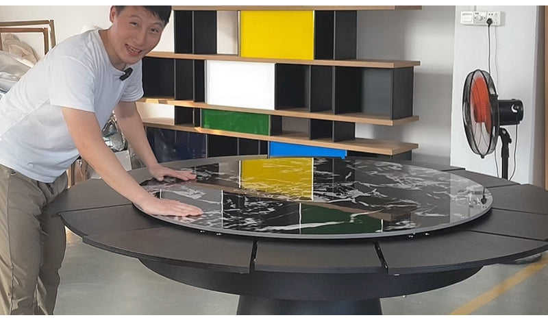 My funny blog（Part 3）:how to make your home beloved gathering place? that is of course, an extendable round dining table