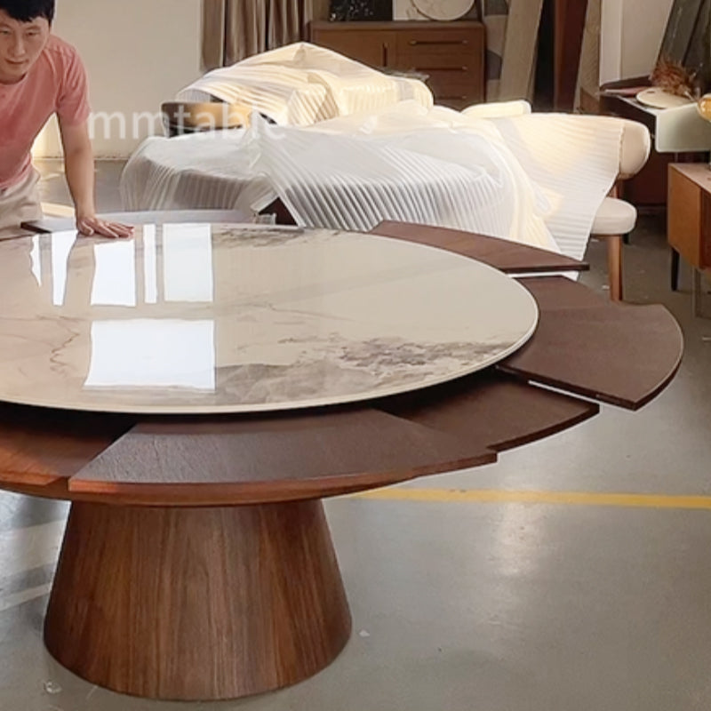 table ronde bois extensible