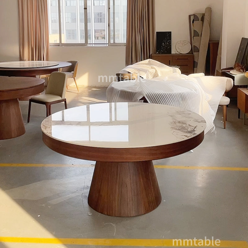 table ronde bois extensible