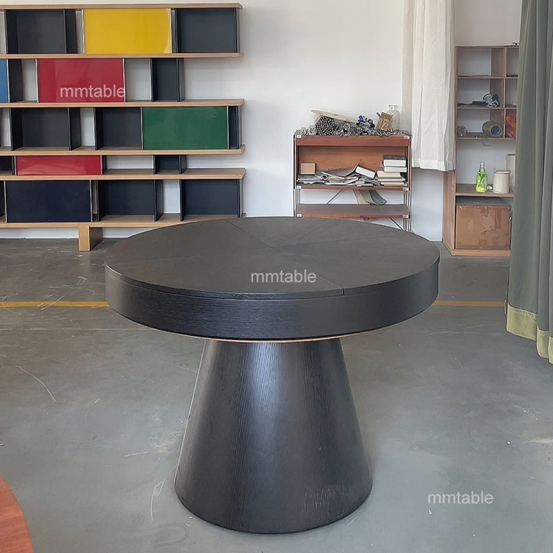 table à manger extensible ronde pour 4 à 8 personnes / table ronde salle à manger extensible