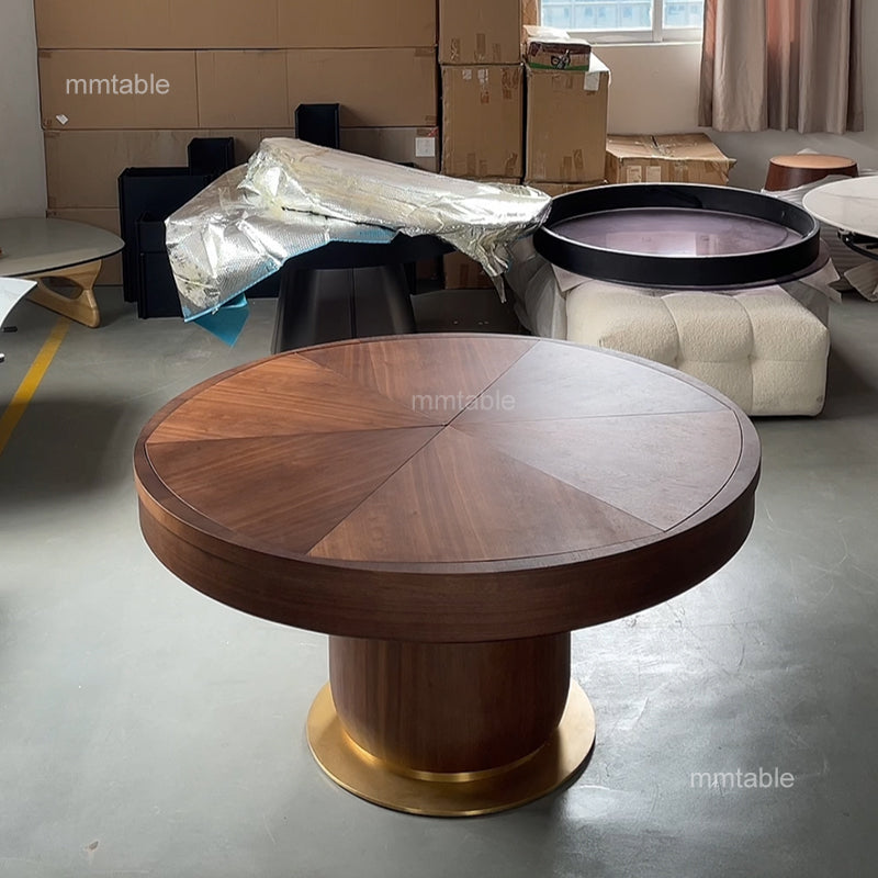 table ronde avec rallonge 10 12 personnes / table de cuisine extensible 140 180 200 cm