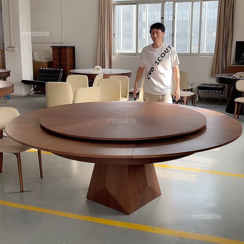 table manger ronde extensible de 4 à 10 personnes / table extensible 6 8 10 12 personnes / table ronde extensible110 120 140 180 200cm