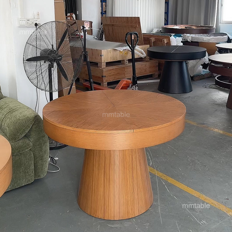 table ronde bois extensible de 4 à 8 personnes / table extensible 4 6 8 personnes / table ronde extensible110 120 140 150 160 cm