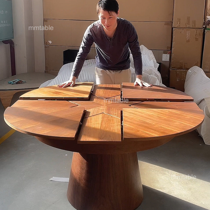 esstisch rund ausziehbar / esstisch oval ausziehbar für 6 8 personen 127 cm bis 170 cm