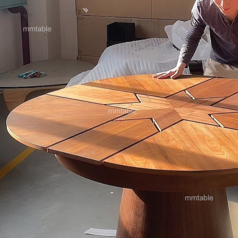 esstisch rund ausziehbar / esstisch oval ausziehbar für 6 8 personen 127 cm bis 170 cm