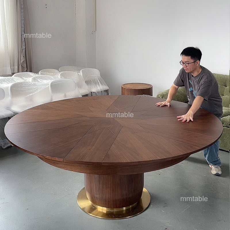 expandable dining table seat 6 8 10 12 persons / extendable dining table 1.5 to 2 meters