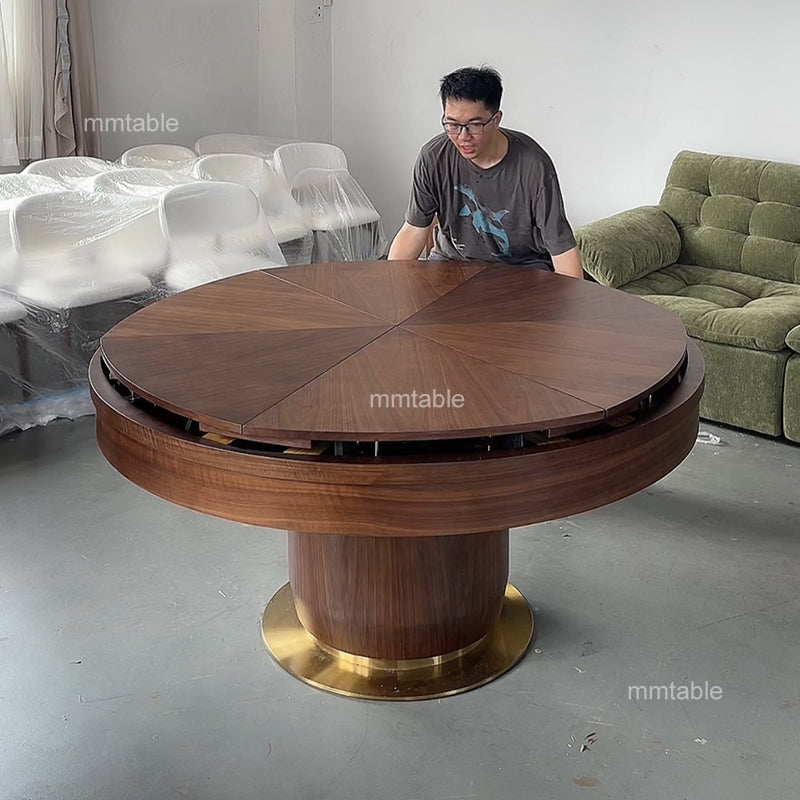 expandable dining table seat 6 8 10 12 persons / extendable dining table 1.5 to 2 meters