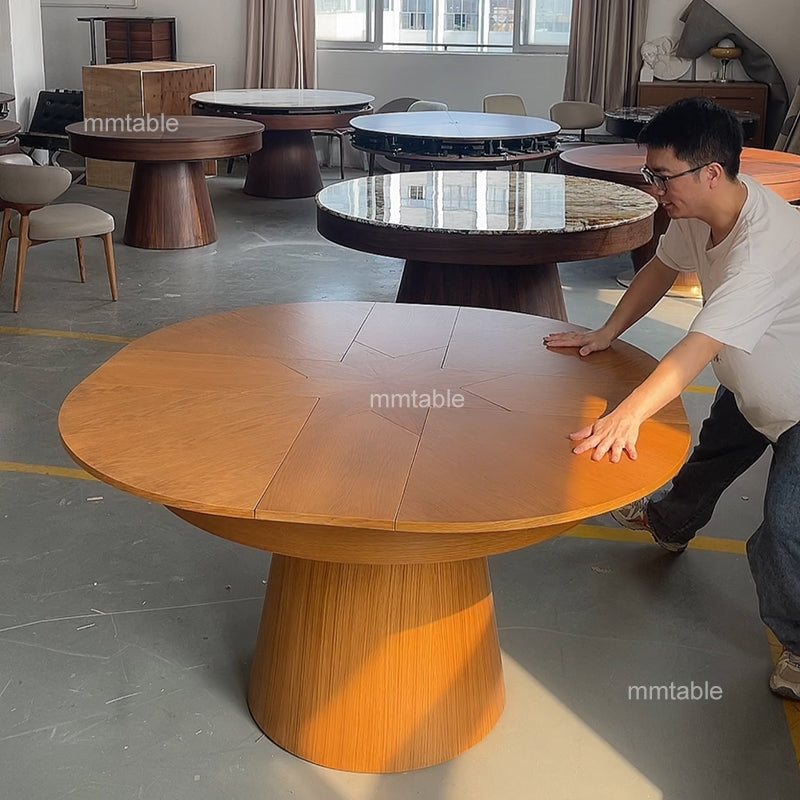 round extendable dining table seats 8 / round extending dining room table seat 6 8 10 12 persons