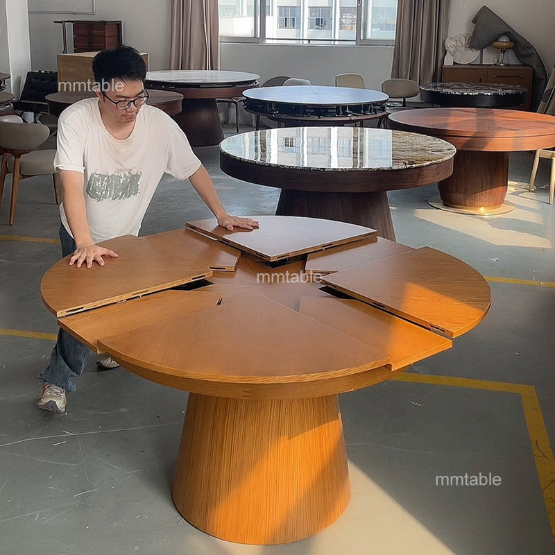 round extendable dining table seats 8 / round extending dining room table seat 6 8 10 12 persons