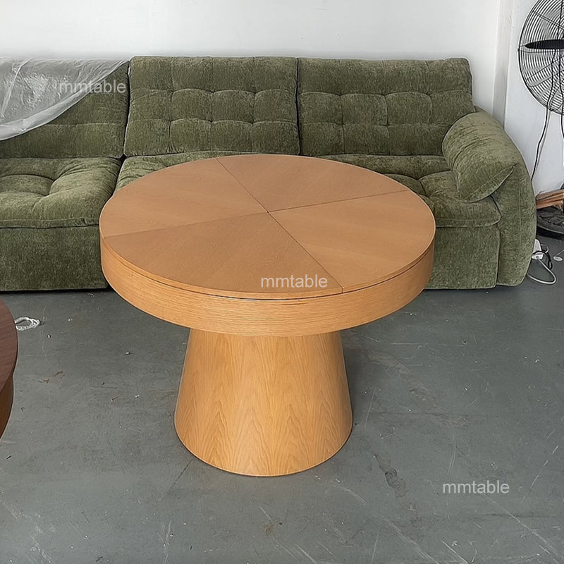 round extendable dining table seat 6 8 10 12 persons / round extendable wooden dining table 110cm 120 cm 140cm 150 cm