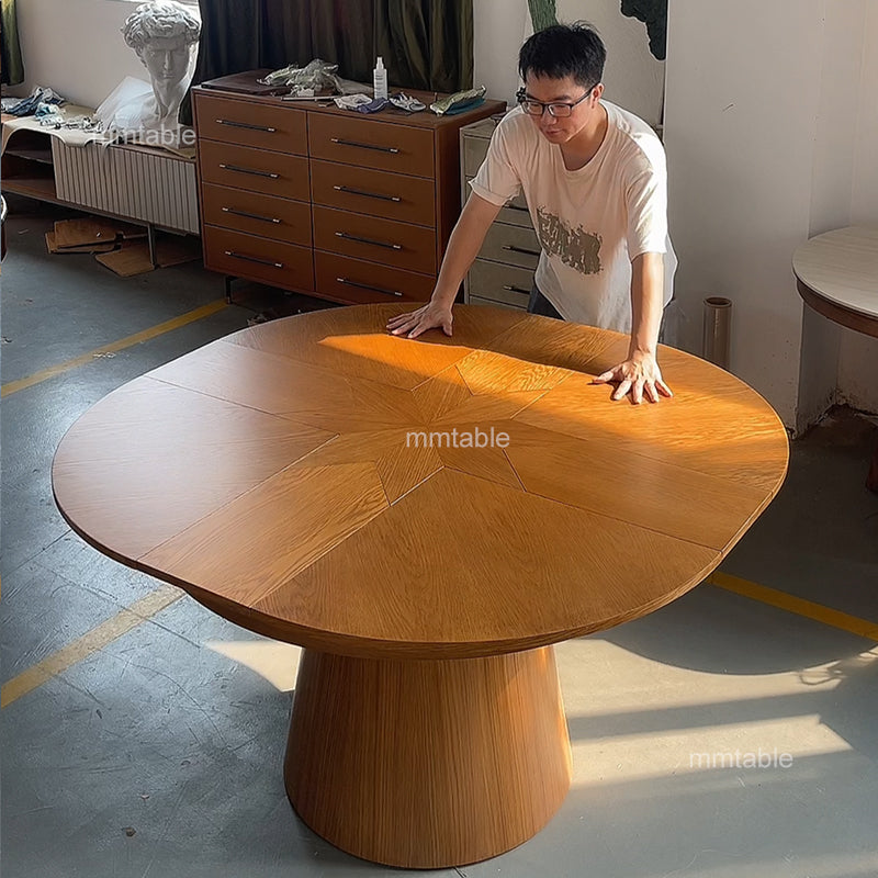 dining table round extending / small round extendable dining table seat 4  6 8 10  persons
