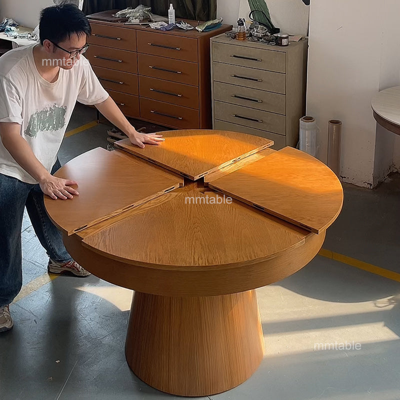 dining table round extending / small round extendable dining table seat 4  6 8 10  persons
