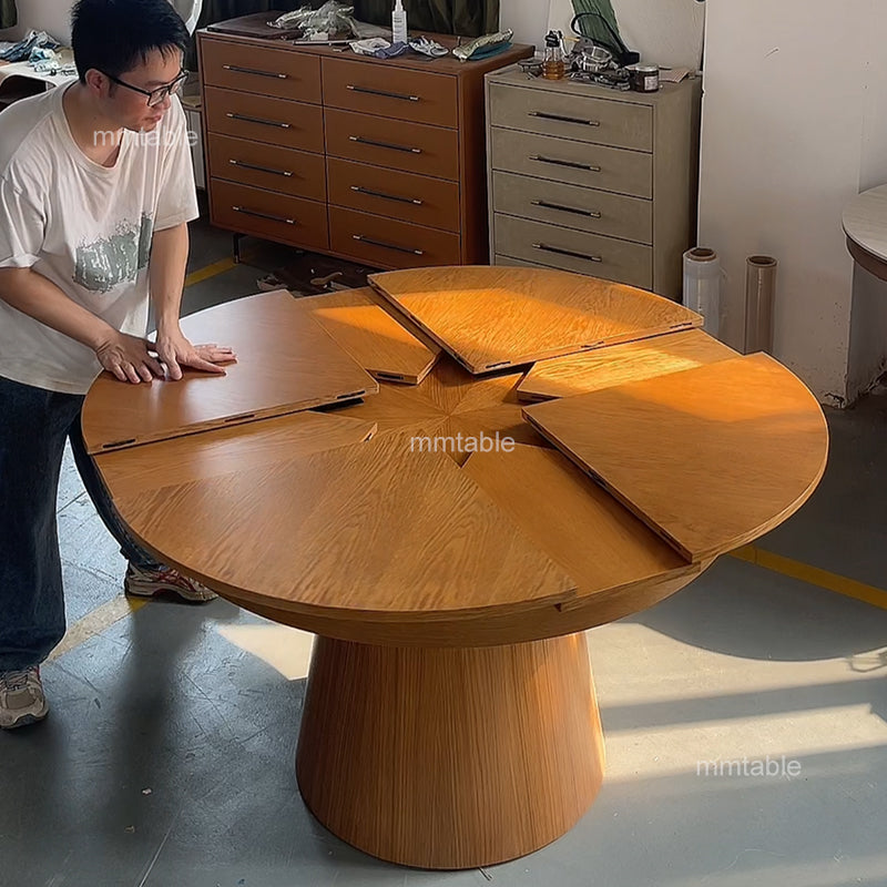 dining table round extending / small round extendable dining table seat 4  6 8 10  persons