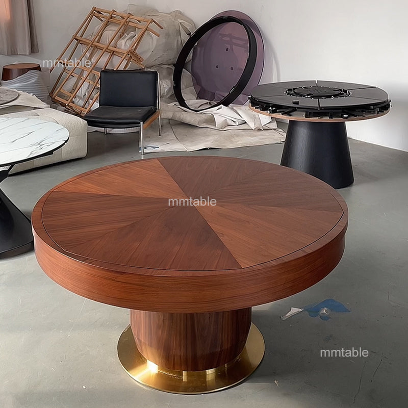modern extendable dining table / solid wood extendable dining table seat 6 8 10 12 persons