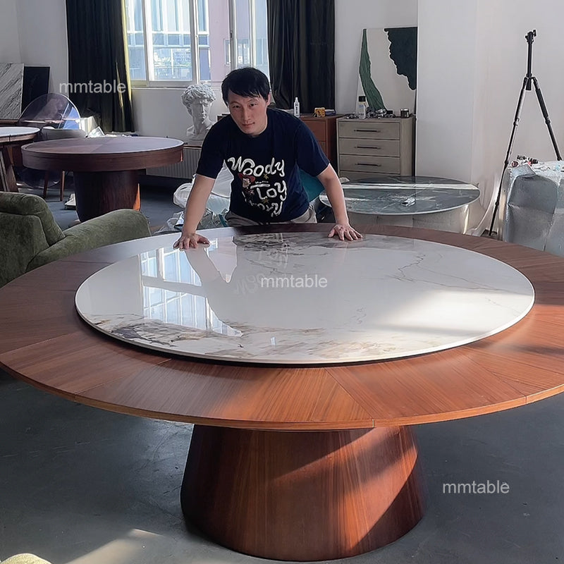 extendable dining tables furniture / modern extendable dining table  seat 6 8 10 12 persons 130cm 150cm 180cm 200cm 210cm