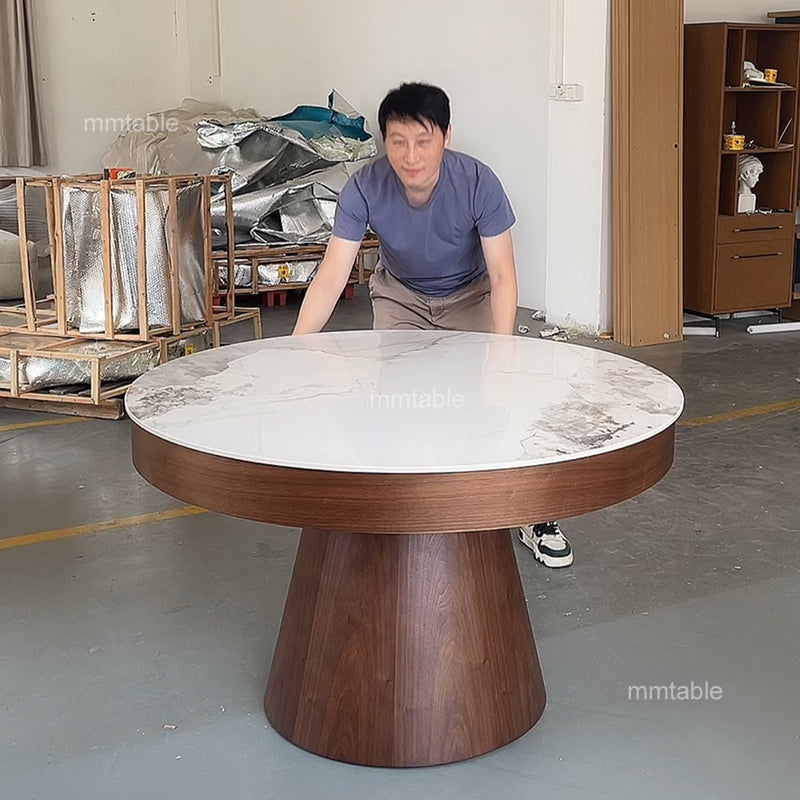 extendable round dining table  set for 6 8 10 12 persons / extendable dining tables furniture 150 cm 180 cm 210 cm