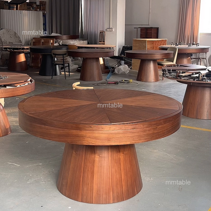 circular extending dining table 130cm 150cm 180cm 200cm / extendable dining tables for small spaces
